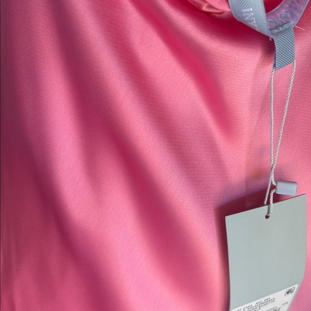 ANTONIO MELANI Pink Maxi Dress with Floral Detail - Picture 11 of 11